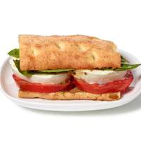 Almost-Famous Tomato, Basil and Mozzarella Flatbread Sandwiches Recipe