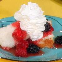 Angel Food Cake and Berries Recipe