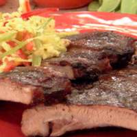 Asian Spice Rubbed Ribs with Plum-Ginger Glaze Recipe