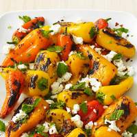 Baby Bell Peppers With Feta and Mint Recipe