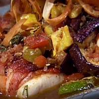 Bacon Wrapped Butterfish Served Peasant Style Recipe