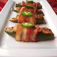 Bacon-Wrapped Peanut Butter Jalapenos Recipe