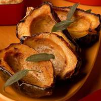 Baked Acorn Squash with Mustard and Honey Recipe