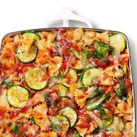 Baked Farfalle With Escarole and Zucchini Recipe