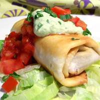 Beef and Bean Chimichangas Recipe