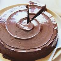 Bittersweet Chocolate Cloud Cake Recipe