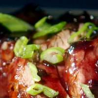 Blackberry Jalapeno Glazed Pork Tenderloin Recipe