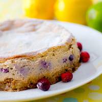 Blueberry and Lemon Ricotta Cheesecake (Gluten-Free) recipe