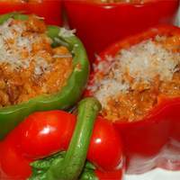 Bolognese Stuffed Bell Peppers Recipe