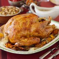 Brined, Herb Roasted Turkey Recipe
