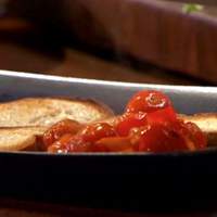 Bruschetta with Hot Cherry Tomatoes Recipe