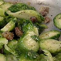 Brussels Sprouts with Garlic and Bacon Recipe