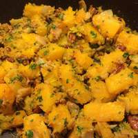 Butternut Squash with Onions and Pecans Recipe