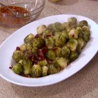 Caramelized Brussels Sprouts with Cranberries and Bacon Recipe