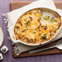 Cheesy Mushroom and Broccoli Casserole Recipe