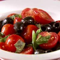 Cherry Tomatoes and Olive Salad Recipe