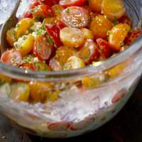 Cherry Tomatoes with Buttermilk Blue Cheese Dressing Recipe