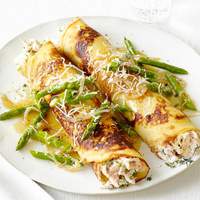 Chicken and Asparagus Crepes Recipe