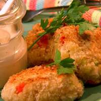 Chicken Croquettes with Creole Sauce Recipe
