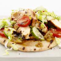 Chicken Salad Pita with Baba Ghanoush Recipe