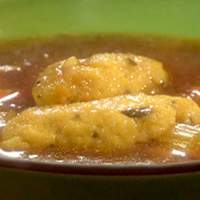 Chicken Soup with Cornmeal Sage Dumplings Recipe