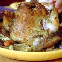 Chicken with Rosemary and Lemon Salt Recipe