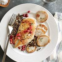 Chicken with Turnips and Pomegranate Sauce Recipe
