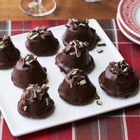 Chocolate Mint Brownie Bites Recipe