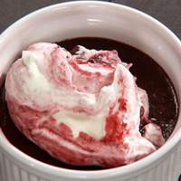 Chocolate Pots De Creme with Cherry Whip Recipe