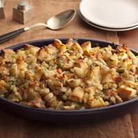 Ciabatta Stuffing with Chestnuts and Pancetta Recipe