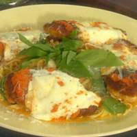 Classic Chicken Parmesan with Oven-Roasted Tomato Sauce and Smoked Mozzarella Recipe