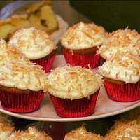 Coconut Cupcakes with Coconut Cream Cheese Frosting Recipe