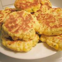 Corn Fritters With Scallions Recipe