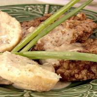 Country Fried Steak with Biscuits and Gravy Recipe