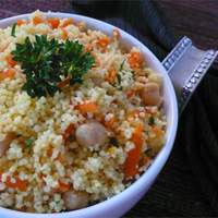 Couscous with Chickpeas and Carrots Recipe