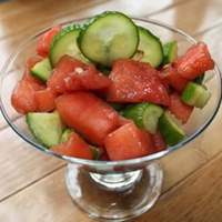 Cucumber-Watermelon Salad Recipe