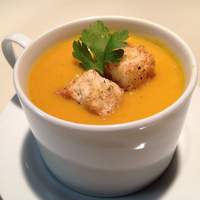 Curried Butternut Squash and Pear Soup Recipe