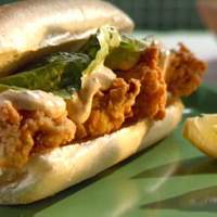 Deep-fried Oyster Po' Boy Sandwiches with Spicy Remoulade Sauce Recipe