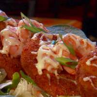 Fried Green Tomatoes with Shrimp and Remoulade Sauce Recipe