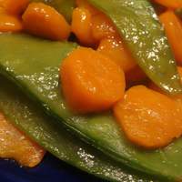 Glazed Carrots and Pea Pods Recipe