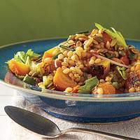 Golden Beet Salad with Wheat Berries and Pumpkinseed Vinaigrette Recipe