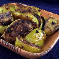 Green Tomatoes with Indian Spices Recipe
