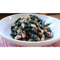 Greens with Cannellini Beans and Pancetta Recipe