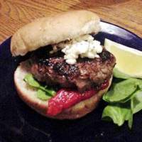 Grilled Spicy Lamb Burgers Recipe