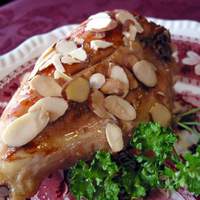 Honey-Glazed Chicken Breasts With Rosemary and Toasted Almonds Recipe