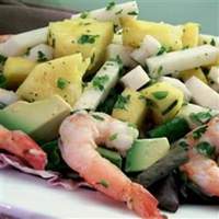 Jicama and Pineapple Salad in a Cilantro Vinaigrette Recipe