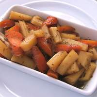 Mean's Roasted Parsnips & Carrots Recipe