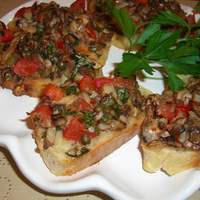 Mushroom & Parmigiano Bruschetta Recipe