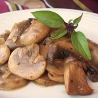 Mushrooms with a Soy Sauce Glaze Recipe