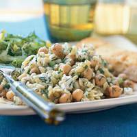 Orzo Salad with Chickpeas, Dill, and Lemon Recipe